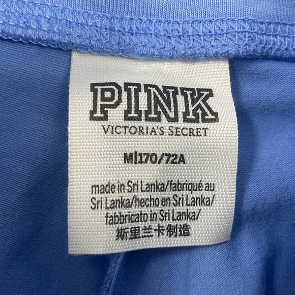 NWT Victoria’s Secret VS PINK Light Blue Stretch Leggings size Medium - Picture 12 of 12
